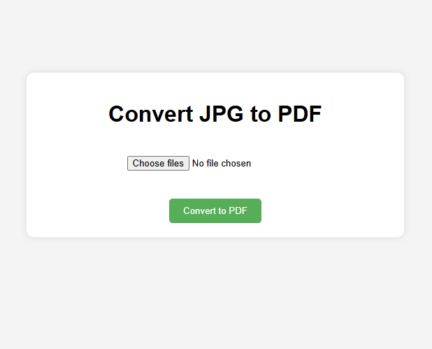 JPG to PDF